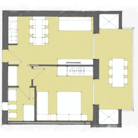 New Flat For Five Guests In A With Pool Apartman